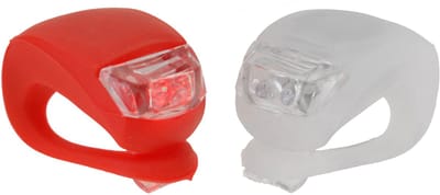 Benson fietsverlichting/fietslampjes set - LED - siliconen - voor en achter licht