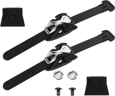 Verstelbare Skateriemen - Schoen Gespen - Schoenen Vastzetten - Micro-verstelbare Gesp - 2 Sets - Zwart