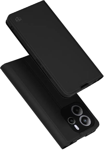 Hoesje geschikt voor Xiaomi Redmi Note 14 4G 164.8mm - Techsuit Magskin Book Wallet Case - Zwart