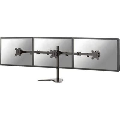 Neomounts FPMA-D550DD3BLACK Tafelbeugel voor monitor Aantal monteerbare displays: 3 Display(s) 33,0 cm (13) - 68,6 cm (27) Zwart Kantelbaar,