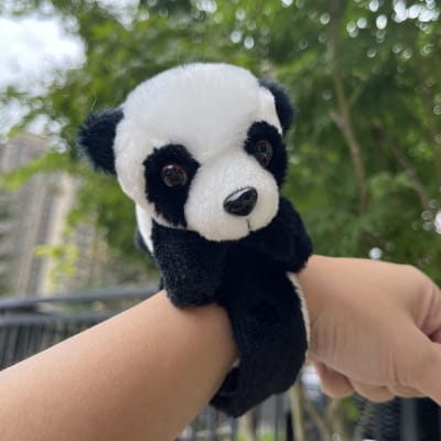 1 st Verbeeldingrijke Knuffeldieren Knuffel Klaparmband Pluche Klaparmbanden Groothandel Tijger Knuffel Pluche Speelgoed voor Kinderen Ideaal voor Verjaardagsfeestjes Cadeaus