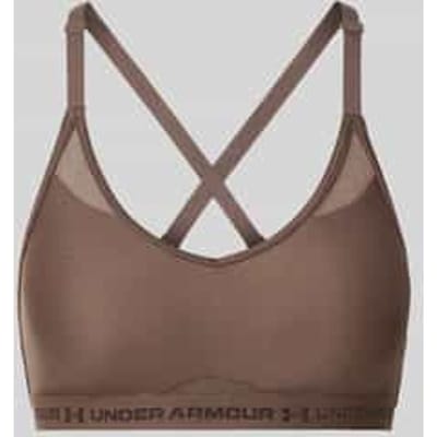Sport-bh met labelopschrift model 'UA Crossback Low Bra'