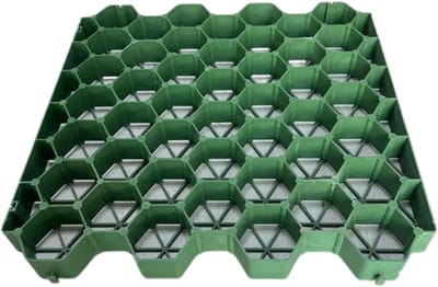 Grasroosters - Grindstabilisator - Oprit Versterken - In elkaar grijpend ontwerp - 4 stuks per m2 - Zwart