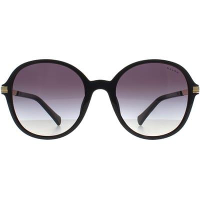Ralph By Ralph Lauren RA5297U 50018G glanzend zwart grijs gradiÃ«nt zonnebril