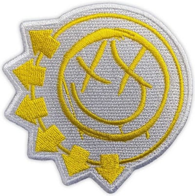 Blink-182 - Yellow Six-Arrow Smile Patch - Wit