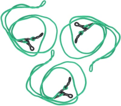 Brillenkoord 3 Stuks - Brilband Halskoord - Bril Veilig Dragen - Verstelbare Lus - 66cm Lengte - Groen