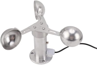 Windmeter Sensor - Windsnelheid Meetapparaat - Meteorologisch Gebruik - Drie Kopjes Ontwerp - 4cm Apertuur