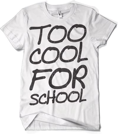 Hybris Too Cool For School T-shirt White