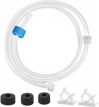Zeepdispenser -buiskit, zeepdispenser verlengbuis kit - keukenslangset voor waterkraan | lekdozen 360 ° draaibare -dispenser buizen voor keuken en badkamer met
