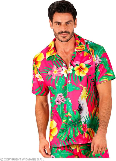 Zomer partyshirt Parrot