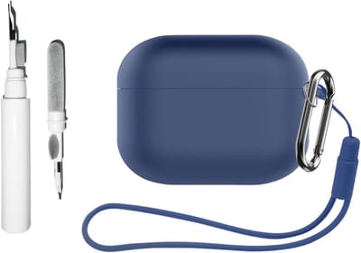 3-in-1 Siliconen Hoes voor Oordopjes met Sleutelhanger en Reinigingsset - Schokdempend en Beschermend