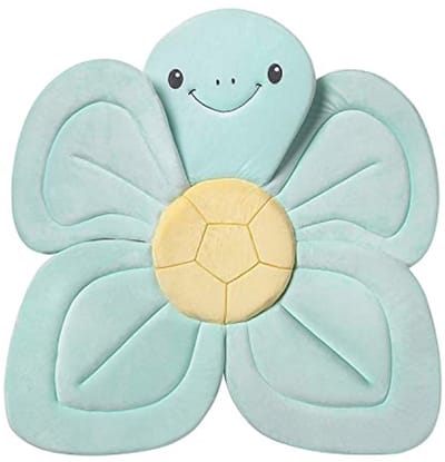 Zachte Badmat voor Baby's - Opvouwbare Badkuip Kussen in Turquoise