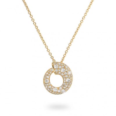 Bronzallure Golden-Pave' Necklace WSBZ02443Y.WR Brons 42