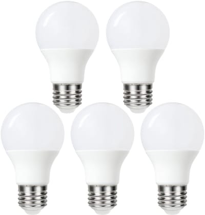 5 Pack - E27 Led Bol Lamp A60 - 4.8W - 500 Lm - 5000K Daglicht Wit - Non Dimmable