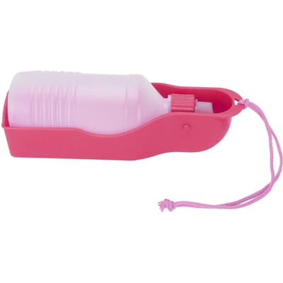 300ml Hond Waterfles Automatische Ophangbare Huisdier Waterdispenser Fles voor Huisdier Honden Katten Roze roze