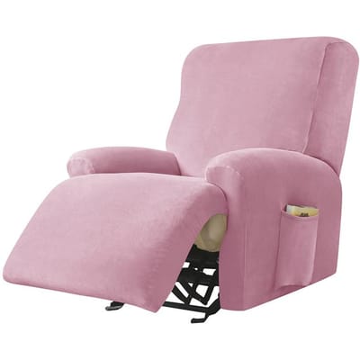 1-zits Relaxfauteuilhoes Voor Woonkamer Relax Fauteuil Hoes Stretch Lazy Elastisch Jacquard Bank Stoelhoes 1 Seater(4pcs)