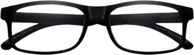 XYZ Eyewear Leesbril Zwart +1.00 - Dames - Heren - Leesbrillen - Trendy - Lees bril - Leesbril met sterkte - Voordeel - Klein Montuur - Met sterkte +1.00