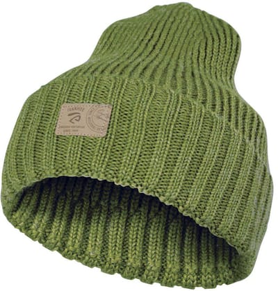 Ivanhoe rib gebreide muts van wol Ipsum Cactus - One Size - Groen