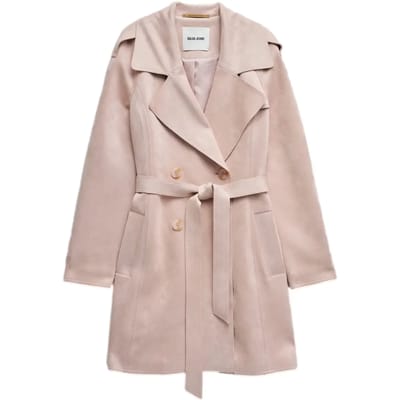 Dames suède jas Salsa Jeans Trench