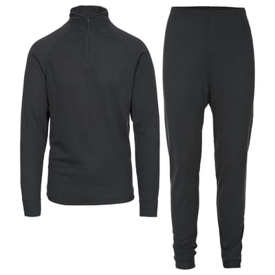 Trespass functionele onderkleding Unite360 - Base Layer-set voor volwassenen, zwart X