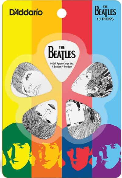 D'Addario 1CWH4-10B1 Beatles Revolver 10 Pack Medium