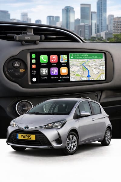ADIVOX T1 9 inch geschikt voor Toyota Yaris 2011-2020 Android 15 CarPlay/Auto/WiFi/GPS/RDS/DAB+