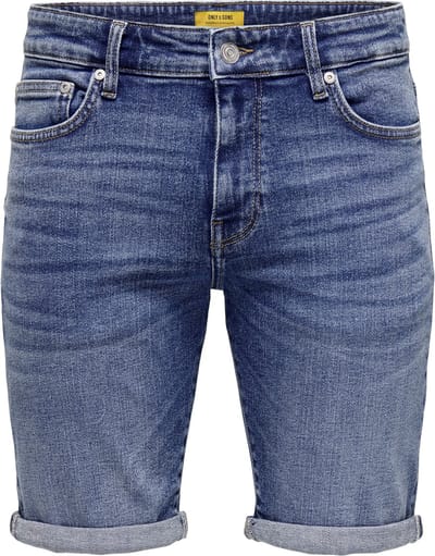 ONLY & SONS Denim shorts ONSPLY Mid waist Regular fit Shorts