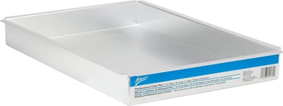 Aluminium taartvorm - Rechthoekige bakvorm - Taarten bakken - Professionele kwaliteit - 18 x 12 x 2 inch - Zilver