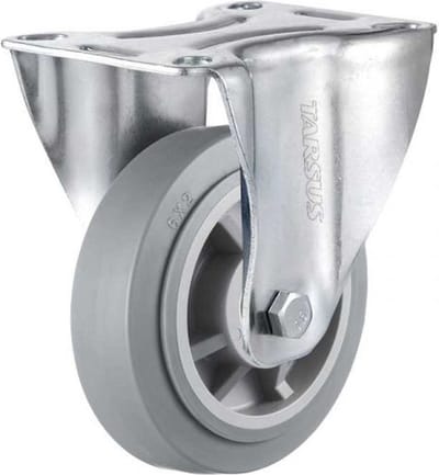 Bokwiel 150 mm 220 kg TPR rubberband extra stil - TARSUS