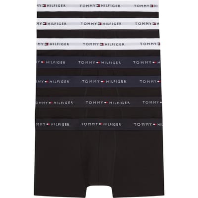 Tommy Hilfiger 7-pack Trunk Wht/wht/wht/blk/blk/des/des Größe: S | Unterhosen Outlet | Herren
