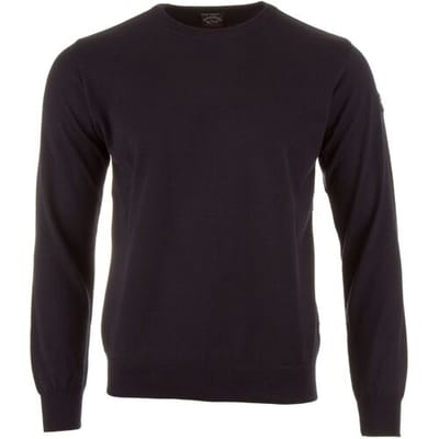 Paul & Shark Trui Merino Ronde Hals Navy / male