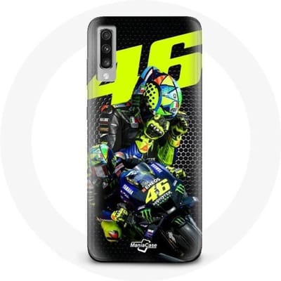 Samsung Galaxy A70 hoesje Valentino Rossi motoGP 46 speed driver
