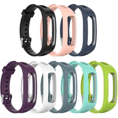Siliconen Horlogeband voor Huawei Honor Band 4 Running Versie voor Huawei Band 3e Band 4e Smart wit