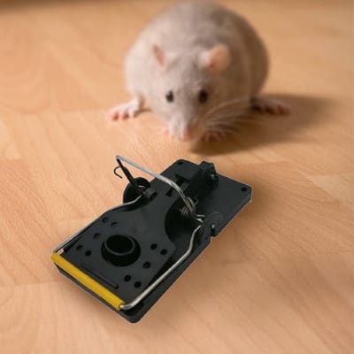 Optinum®  Muizenval - Muizenklem - 6 stuks - Mouse trap - Extra sterk - 100% pakkans – Voor binnen en buiten - Effectieve oplossing tegen muizen en kleine ratten