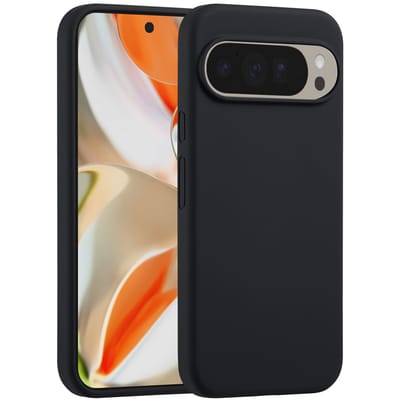 Accezz Hoesje - Geschikt voor Google Pixel 10 Pro XL - Liquid Silicone Backcover - Zwart