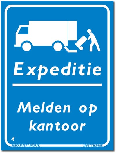 Expeditie melden op kantoor bord - Forex - 30 x 40 cm