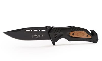 Eurocatch Nightfall Zakmes - RVS Blad - Survival mes - Multitool - Jachtmes - Outdoor - Camping - Kamperen - Vaderdag Cadeau