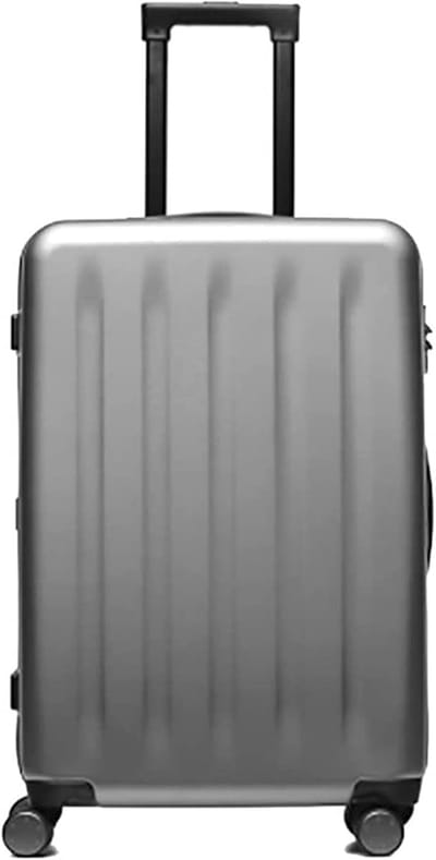 Reiskoffer - Handbagage Trolley - Wereldwijd Reizen - Krasbestendig PC Materiaal - 55 cm - Zwart