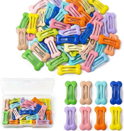 80 kleurrijke metalen haarspeldjes voor meisjes, leuke haaraccessoires en clips voor elk kapsel