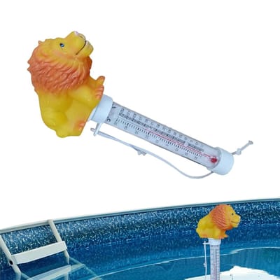 Zwembad Thermometer - Watermeter Monitor - Zwemwater Checken - Versterkt PVC Frame - 20.4 Centimeter - Leeuw