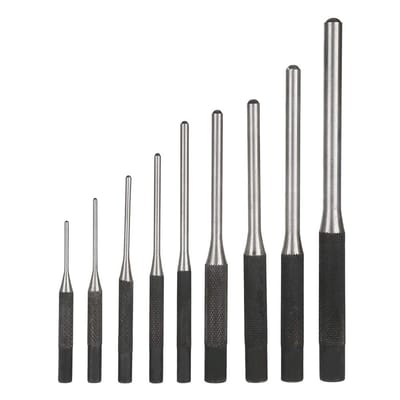 Dailygoods- Middenstempel robuust - Slijtvaste Stalen Middenstempel - Draagtas - Voor Beton/Wand - Hoogwaardig Staal - Hoge Hardheid - Boorgereedschap