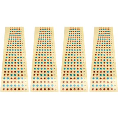 4 Stuks Gitaar Fretboard Stickerpapier Waterdicht Instrument Accessoire voor Beginners