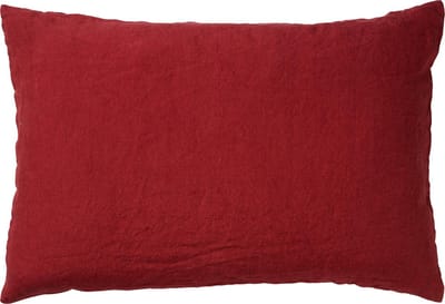 Dutch Decor LINN - Sierkussen 40x60 cm - 100% linnen - Merlot - rood - Inclusief binnenkussen - Luxe kussens voor woonkamer & bank