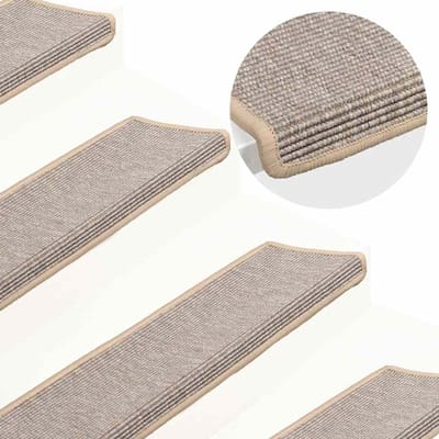 vidaXL - Trapmatten - 15 - st - 65x21x4 - cm - zilver - met - rechthoekige - rand