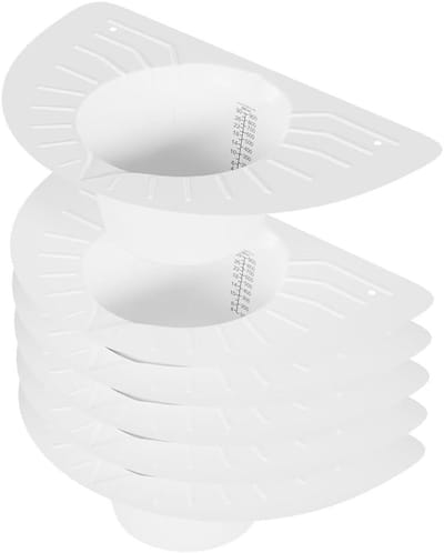 KZQ Urineopvangbak van 900 ml, geschikt voor toiletten, met antislip, morsbestendige zijvleugels voor eenvoudige opvang.