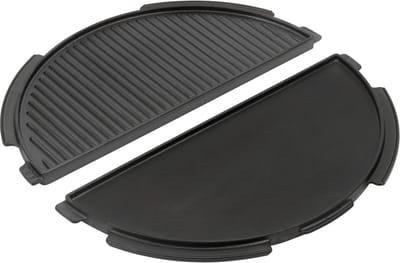Big Green Egg - Half rond  - Gietijzeren - Bakplaat - Plancha