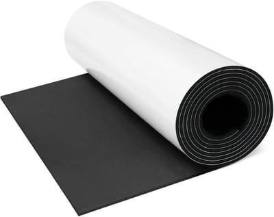 Zelfklevende Schuimrol - Foam Rol Knutselschuim - Meubelbescherming Maken - Zelfklevend - 137 x 29 cm - Zwart