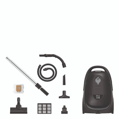 Nilfisk Perform Allergy Plus Stofzuiger met Zak – HEPA 14 Filter, 4L Capaciteit, LED Combi Mondstuk, 2m Slang, Geschikt voor Tapijt & Harde Vloeren, 10 Jaar Motorgarantie