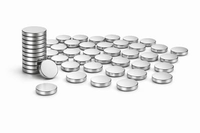 Brute Force Magneten – Neodymium Magneten N52 – 8x2 mm – Extra Sterk – Kleine Schijf Magneten – Set van 40 Stuks – Zilver