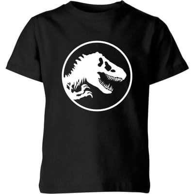 Jurassic Park Circle Logo Kids' T-Shirt - Black - 98/104 (3-4 jaar)